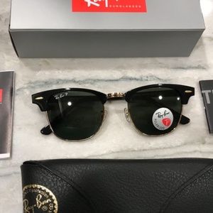 ☀️ New Authentic Polarized Ray-Ban Clubmasters ☀️